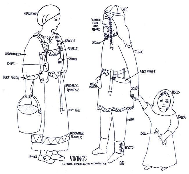 viking women clothes